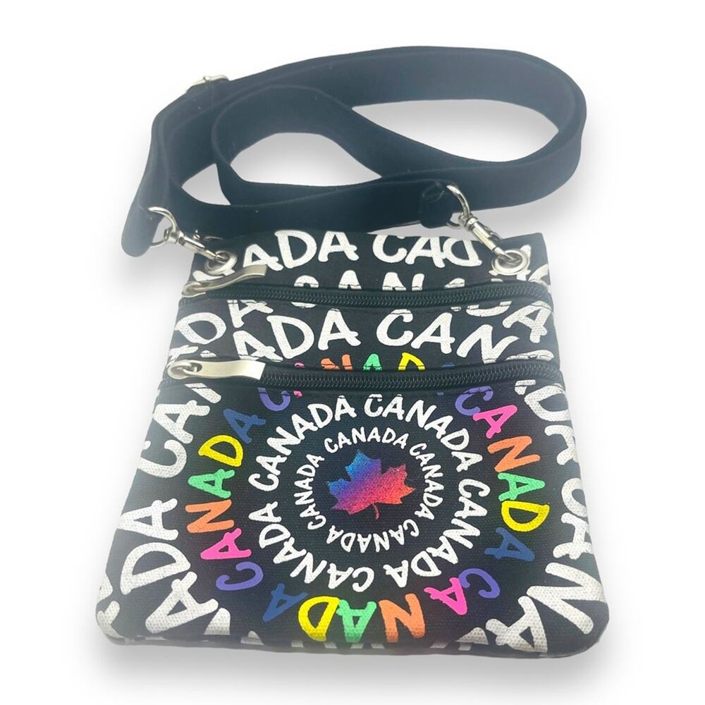 Canada Crossbody Belt Bag Adjustable Strap Multicolor